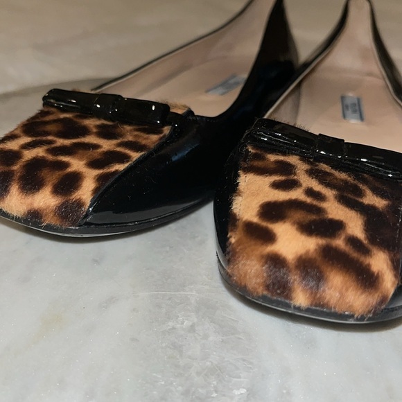 Prada Black Patent Leather Loafer Flats 39.5 - Picture 9 of 11